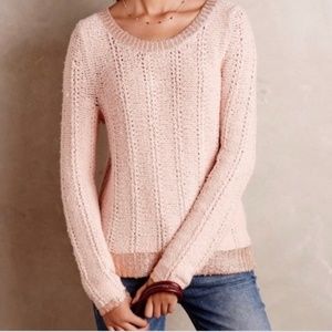 Moth Pink and Rose Gold Sweater